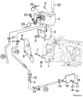 Motor [Sistema de enfriamiento] Saab SAAB 9-3 (9400) Calefactor adicional, (1998-2002) , DIESEL