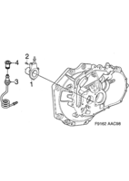 Transmission [Gear box, manual] Saab SAAB 9-3 (9400) Release bearing - Slave cylinder, (1998-2003) , M