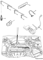 Electrical, general [Ignition system] Saab SAAB 9-3 (9400) Ignition leads, - spark plugs etc, (1998-2000)