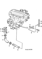 Engine [Lubrication system] Saab SAAB 9-3 (9400) Oil pipe, (1998-2000) , TURBO,PETROL,B204