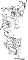Motor [Sistema de admisión y de escape] Saab SAAB 9-3 (9400) Sensor de oxígeno, (1998-2003) , 4-CYL,PETROL
