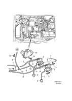 Engine [Inlet and exhaust system] Saab SAAB 9-3 (9400) EGR system, (1998-2002) , DIESEL