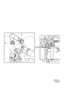 Engine [Lubrication system] Saab SAAB 9-3 (9400) Crank case ventilation, (1998-2002) , 4-CYL,DIESEL