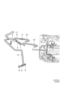 Motor [Sistema de lubricación] Saab SAAB 9-3 (9400) Ventilación del cárter del cigüeñal, (1998-2000) , 4-CYL,PETROL