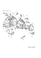 Transmission [Gear box, manual] Saab SAAB 9-3 (9400) Gear box case, (1998-2003) , M