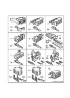 Electrical, connector [Wiring and fuses] Saab SAAB 9-3 (9440) Connector housing etc - 50-pin - 110-pin, (2003-2012)