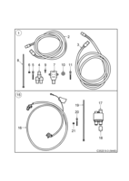 Accessories [Accessories body] Saab SAAB 9-3 (9440) Climate control - Branching cable kit, (2003-2012) , 4D,CV