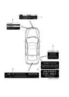 Outil, étiquettes [Etiquettes] Saab SAAB 9-3 (9440) Etiquettes - 3ème partie, (2003-2012) , 4D,5D,CV