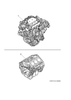 Motor [Cuerpo del motor] Saab SAAB 9-3 (9440) Motor básico - Motor, (2006-2012) , B284
