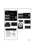 Tool, label [Labels] Saab SAAB 9-3 (9440) Labels - Part 1, (2003-2012) , 4D,5D,CV