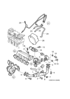 Engine [Inlet and exhaust system] Saab SAAB 9-3 (9440) Exhaust gas recirculation, (2005-2010) , Z19DT