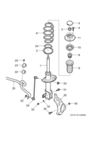 Système de suspension [Suspension avant] Saab SAAB 9-3 (9440) Ressorts et amortisseur, (2003-2005) , 4D,CV