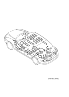 Car body, internal [Upholstery] Saab SAAB 9-3 (9440) Damper mat, (2003-2012) , 4D,CV