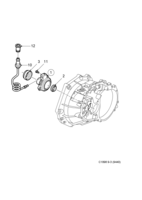 Transmission [Gear box, manual] Saab SAAB 9-3 (9440) Slave cylinder - 5-speed, (2003-2012) , M