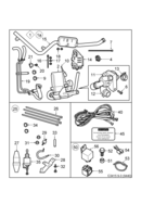Accessories [Accessories body] Saab SAAB 9-3 (9440) Climate control - Parking heater, (2003-2012) , 4D,CV, B207