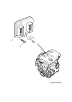 Engine [Fuel system] Saab SAAB 9-3 (9440) Control device, (2004-2009) , Z18XE
