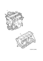 Engine [Short block] Saab SAAB 9-3 (9440) Basic engine - Motor, (2004-2009) , Z18XE
