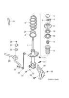 Suspension system [Front suspension] Saab SAAB 9-3 (9440) Springs and shock absorber, (2006-2012) , 4D,5D,CV