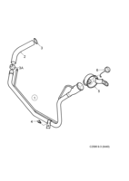 Engine [Fuel system] Saab SAAB 9-3 (9440) Filler pipe, (2003-2012) , B207,Z18XE,B284
