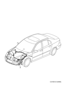 Eléctrico, generalidades [Conductos y fusibles] Saab SAAB 9-3 (9440) Delantera, (2011-2012) , 4D,5D,CV