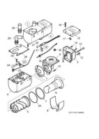 Accessories [Accessories body] Saab SAAB 9-3 (9440) Climate control - Heater unit, (2003-2012) , 4D,CV
