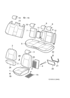 Car body, internal [Upholstery] Saab SAAB 9-3 (9440) Covers, (2008-2008) , 4D,5D,CV