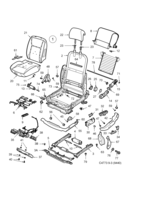 Car body, internal [Other interior equipment] Saab SAAB 9-3 (9440) Seat - Electrically adjustable, (2003-2012) , 4D,5D