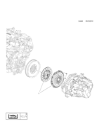 Transmission [Clutch] Saab SAAB 9-3 (9440) Clutch, clutch disc, (2012-2012) , A20NFT, M