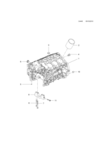 Engine [Short block] Saab SAAB 9-3 (9440) Cylinder block, (2006-2012) , B284