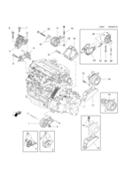 Engine [Short block] Saab SAAB 9-3 (9440) Engine suspension, (2012-2012) , A20NFT