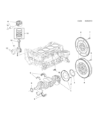 Engine [Short block] Saab SAAB 9-3 (9440) Crankshaft - Piston, (2012-2012) , A20NFT
