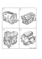 Moteur [Bloc moteur nu] Saab SAAB 9-5 (9600) Moteur de base - Moteur, (1998-2010) , B205,B235,B308