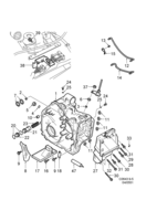 Transmission [Gear box, automatic] Saab SAAB 9-5 (9600) Gear box case, cover, (1998-2001) , A