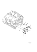 Engine [Lubrication system] Saab SAAB 9-5 (9600) Oil pump, (2002-2005) , D308L