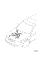 Eléctrico, generalidades [Conductos y fusibles] Saab SAAB 9-5 (9600) Motor, (2000-2000) , B205,B235