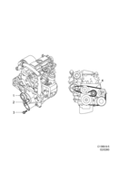 Engine [Short block] Saab SAAB 9-5 (9600) Belt tensioner, (2002-2005) , D223L