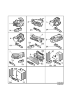 Electrical, connector [Wiring and fuses] Saab SAAB 9-5 (9600) Connector housing etc - 33-pin - 43-pin, (2002-2010)