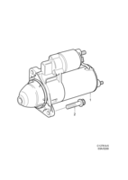 Eléctrico, generalidades [Motor de arranque] Saab SAAB 9-5 (9600) Motor de arranque, (1998-2003) , B308E