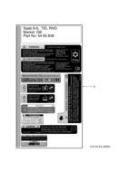 Tool, label [Labels] Saab SAAB 9-5 (9600) Labels - Part 5, (2004-2010)