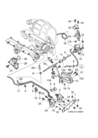 Engine [Inlet and exhaust system] Saab SAAB 9-5 (9600) Exhaust gas recirculation, (2002-2005) , D223L
