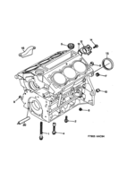 Motor [Cuerpo del motor] Saab SAAB 900 Bloque de cilindro, (1994-1997) , 6-CYL