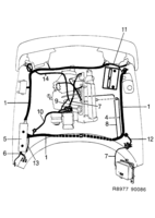 Electrical, general [Wiring and fuses] Saab SAAB 900 Front and engine, (1987-1987)