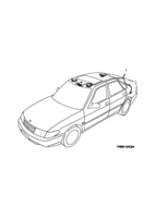 Eléctrico, generalidades [Conductos y fusibles] Saab SAAB 900 Techo, (1994-1994)
