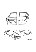 Electrical, general [Wiring and fuses] Saab SAAB 900 Doors, (1993-1993) , Also valid for CV 1994