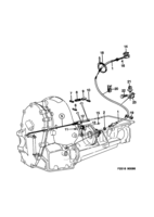 Transmission [Gear box, automatic] Saab SAAB 900 Controls in gear box, (1986-1989) , A