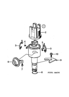 Electrical, general [Ignition system] Saab SAAB 900 Ignition distributor, (1990-1993) , B202TURBO, Also valid for CV 1994