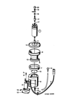 Engine [Fuel system] Saab SAAB 900 Fuel pump, (1986-1989) , B202
