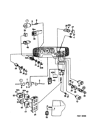 Eléctrico, generalidades [Otros equipos eléctricos] Saab SAAB 900 Interruptor, (1986-1989)