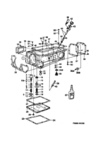 Transmission [Boîte de vitesses, automatique] Saab SAAB 900 Servoassistance, couvercles, bouchons, (1990-1993) , A, Concerne aussi CV 1994