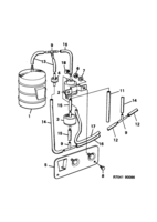 Engine [Fuel system] Saab SAAB 900 Enrichment device Turbo, (1986-1989)